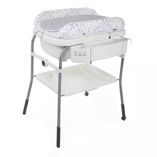Chicco Cuddle And Bubble Bath & Changing System Cool Grey