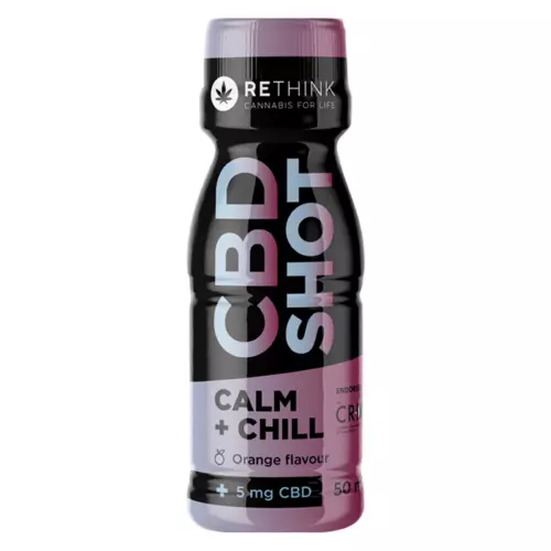 Rethink CBD Calm & Chill Shot 5mg 50ml Rethink CBD Calm & Chill Shot 5mg 50ml