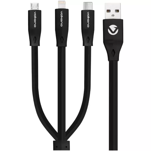Volkano 3 In 1 Type 1 Meter Cable Volkano 3 In 1 Type 1 Meter Cable