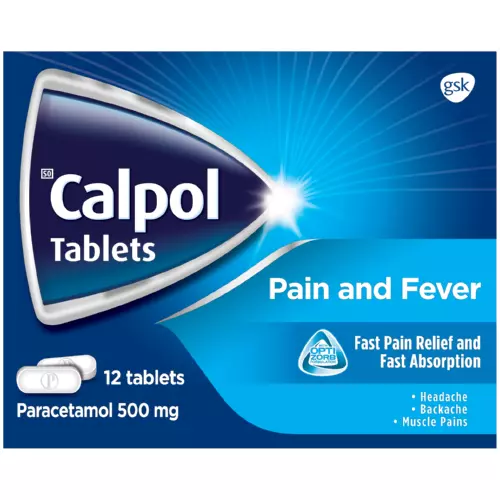 Calpol Pain and Fever 12 Tablets