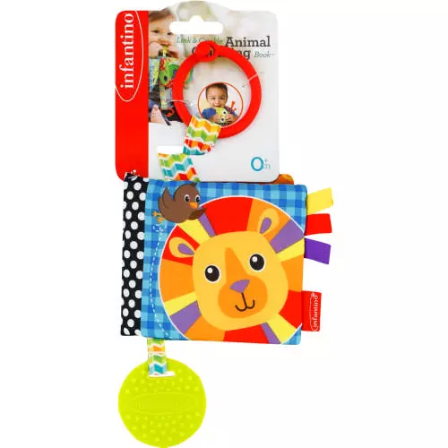 Infantino Count Book Link & Crinkle Animal Infantino Count Book Link & Crinkle Animal