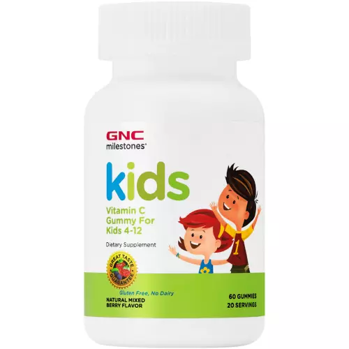 GNC Milestones Kids Vitamin C Gummy 60 Gummies GNC Milestones Kids Vitamin C Gummy 60 Gummies