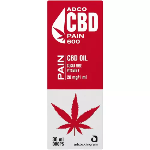 Adco CBD Oil 600mg Drops Pain 30ml Adco CBD Oil 600mg Drops Pain 30ml