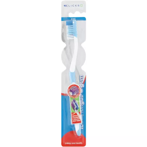 Clicks Tooth, Tongue & Gum Massager Toothbrush