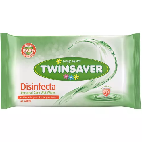Twinsaver Disinfecta Wipes 40 Wipes Twinsaver Disinfecta Wipes 40 Wipes