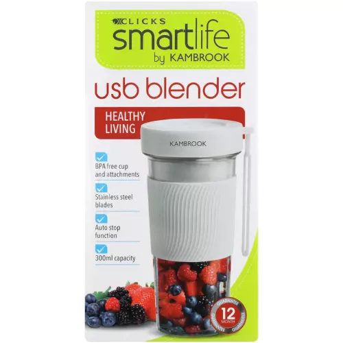Kambrook Smartlife USB Blender White Kambrook Smartlife USB Blender White