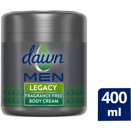 Dawn MEN Legacy Moisturising Body Cream For Sensitive Skin 400ml Dawn MEN Legacy Moisturising Body Cream For Sensitive Skin 400ml