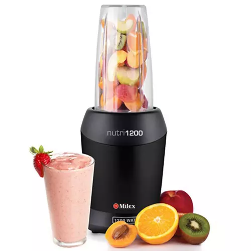 Milex Nutri1200 8-in-1 Nutritional Blender Black Milex Nutri1200 8-in-1 Nutritional Blender Black