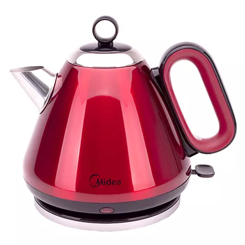 Midea 1.7L Teapot Style Kettle Red Midea 1.7L Teapot Style Kettle Red