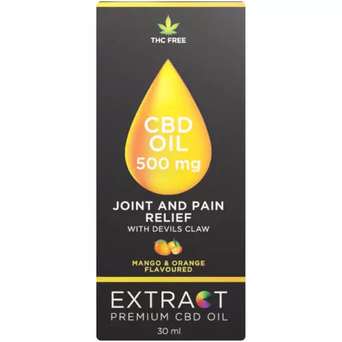 Extract CBD Oil 500mg Joint & Pain 30ml