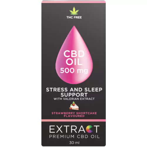 Extract CBD Oil 500mg Sleep & Stress 30ml Extract CBD Oil 500mg Sleep & Stress 30ml