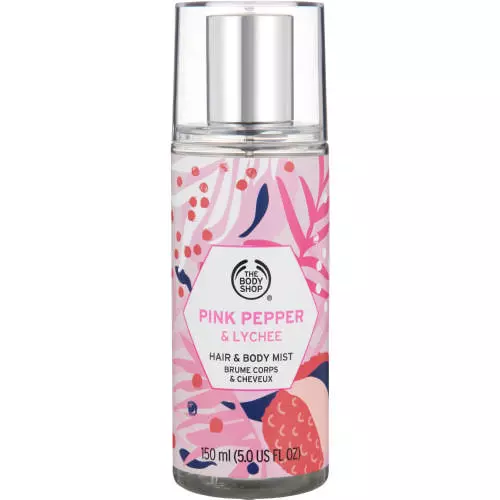 The Body Shop Pink Pepper & Lychee Hair & Body Mist 150ml The Body Shop Pink Pepper & Lychee Hair & Body Mist 150ml