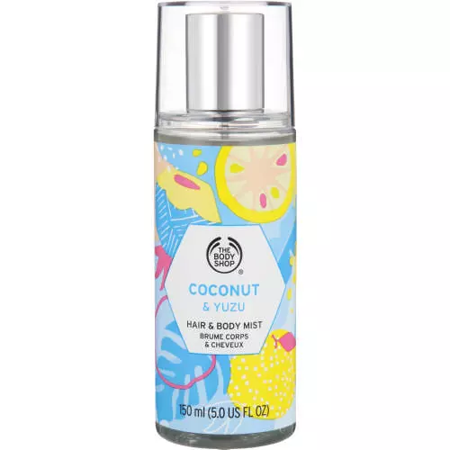 The Body Shop Coconut & Yuzu Hair & Body Mist 150ml The Body Shop Coconut & Yuzu Hair & Body Mist 150ml
