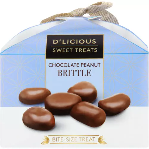 D'licious Chocolate Peanut Brittle 125g D'licious Chocolate Peanut Brittle 125g