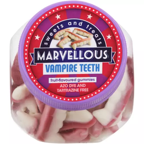 Marvellous Vampire Teeth Jar 320g