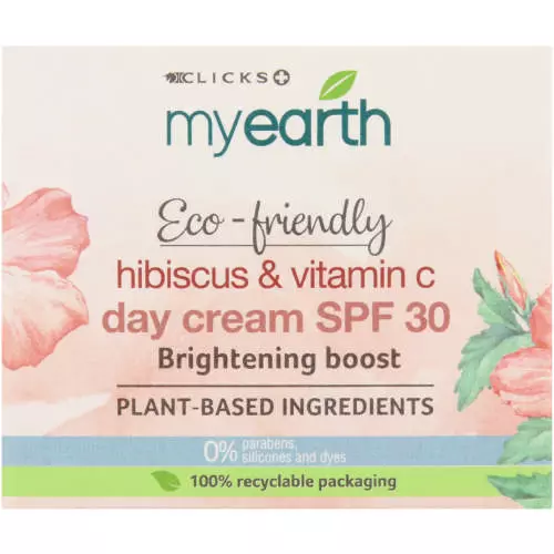 MyEarth Hibiscus & Vitamin C Brightening Boost Day Cream 50ml