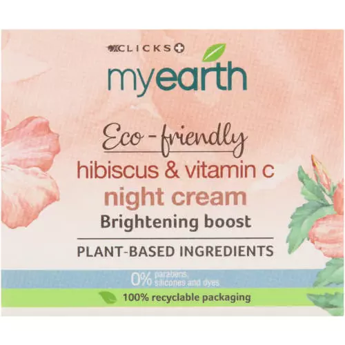 MyEarth Hibiscus & Vitamin C Brightening Boost Night Cream 50ml