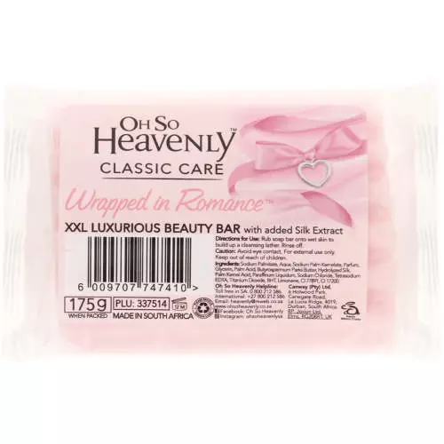 Oh So Heavenly Classic Care Soap Bar Wrapped in Romance 175g Oh So Heavenly Classic Care Soap Bar Wrapped in Romance 175g