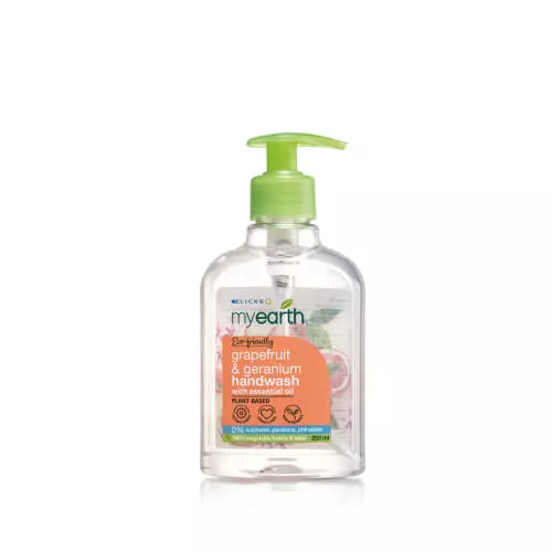 MyEarth Hand Wash With Essential Oil Grapefruit & Geranium 250ml MyEarth Hand Wash With Essential Oil Grapefruit & Geranium 250ml