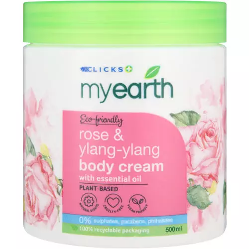 MyEarth Body Cream Rose & Ylang Ylang 500ml MyEarth Body Cream Rose & Ylang Ylang 500ml