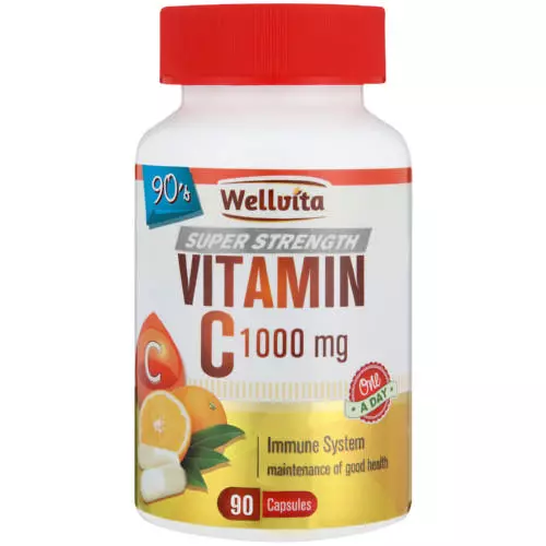 Wellvita Vitamin C 1000mg 90 Capsules Wellvita Vitamin C 1000mg 90 Capsules
