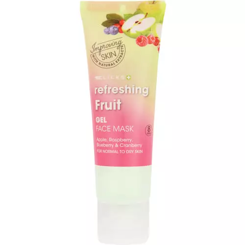 Clicks Gel Face Mask Refreshing Fruit Clicks Gel Face Mask Refreshing Fruit