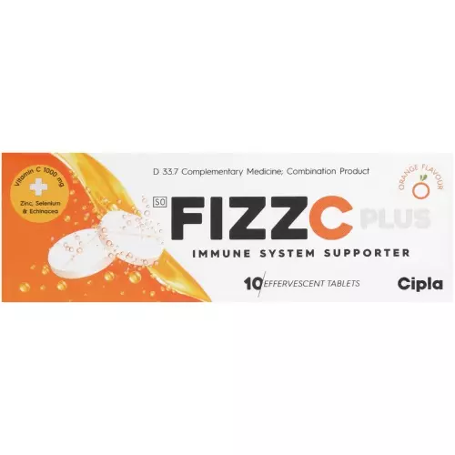 Cipla Fizz-C Plus 10 Effervescent Tablets Cipla Fizz-C Plus 10 Effervescent Tablets