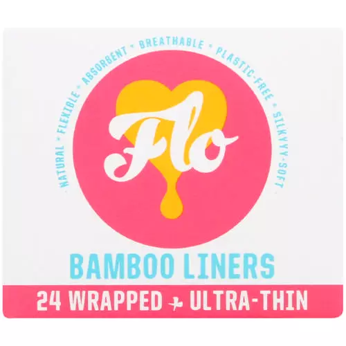 Flo Bamboo Pantyliners 24 Pantyliners