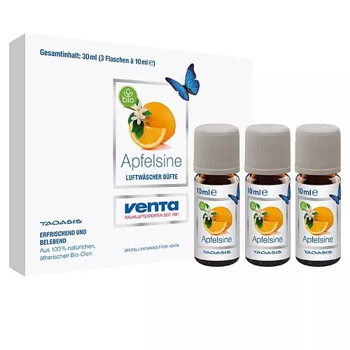 Venta Airwasher Fragrance Oil - Organic Orange - 3x10ml Venta Airwasher Fragrance Oil - Organic Orange - 3x10ml