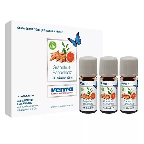 Venta Airwasher Fragrance Oil - Organic Grapefruit-Sandalwood - 3x10ml