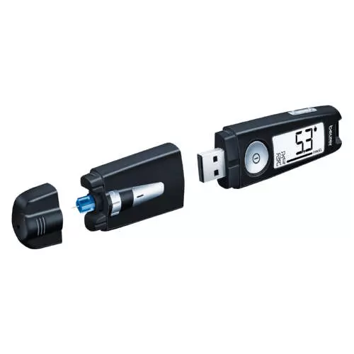 Beurer GL 50 Blood Glucose Monitor mmo/L Deep Black