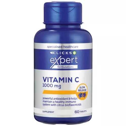 Clicks Expert Vitamin C 1000mg Tablets 60 Tablets Clicks Expert Vitamin C 1000mg Tablets 60 Tablets