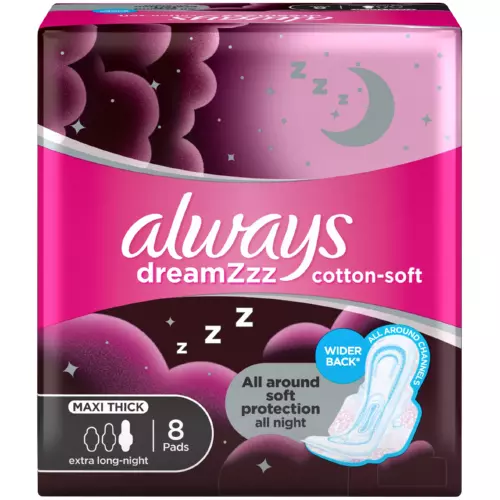 Always Thick Soft Extra Long Night Pads 8 Pads Always Thick Soft Extra Long Night Pads 8 Pads