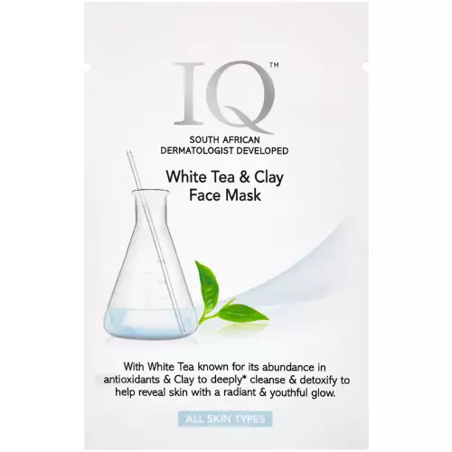 IQ White Tea & Clay Face Mask 15ml IQ White Tea & Clay Face Mask 15ml