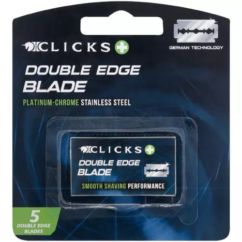 Clicks Double Edge Blades 5 Cartridges Clicks Double Edge Blades 5 Cartridges