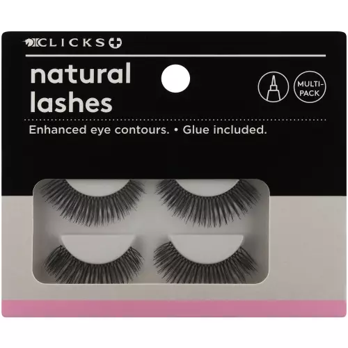 Clicks Beauty Essentials Eyelashes Natural Multi Pack