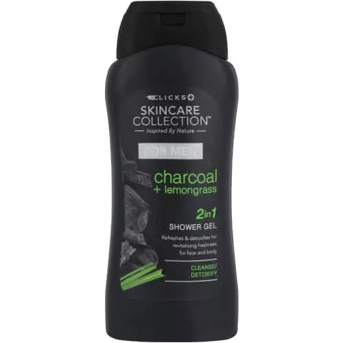Men Body Wash Charcoal & Lemongrass 750ml