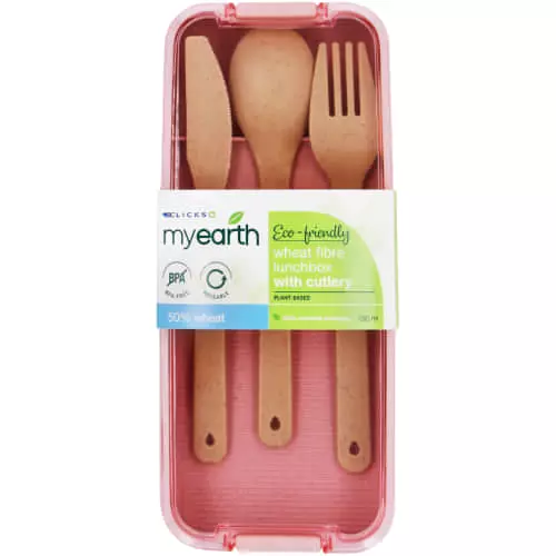 Clicks Lunch Box Wheat Straw 750ml Clicks Lunch Box Wheat Straw 750ml