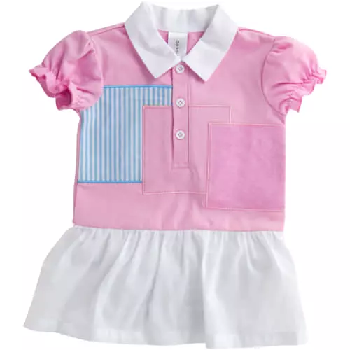 Made 4 Baby Girls Colour Romper 3-6M