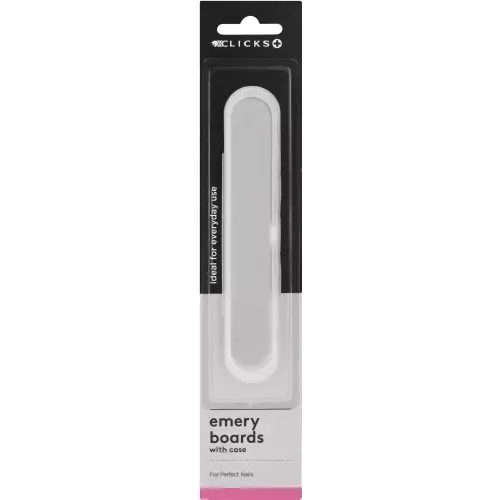 Clicks Beauty Essentials Emery Board With Case