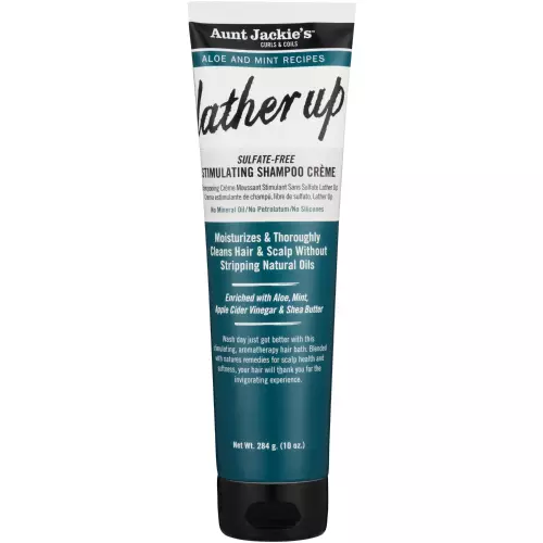 Aunt Jackie's Lather Up Stimulating Shampoo Creme Aloe and Mint 309ml