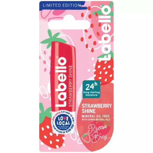 Labello Fruity Shine Lip Balm Strawberry 4.8g Labello Fruity Shine Lip Balm Strawberry 4.8g