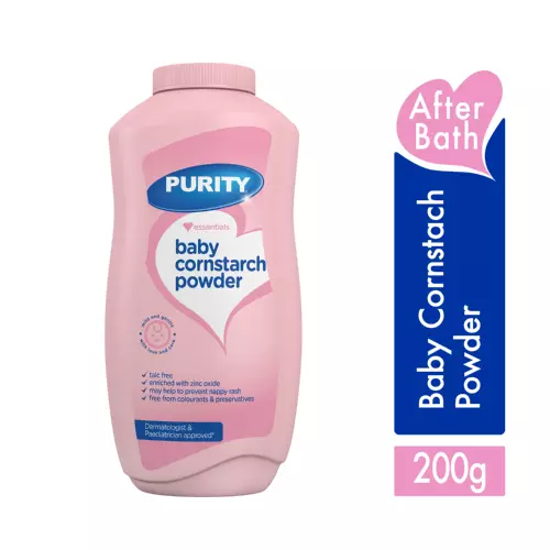 Purity Essentials Baby Cornstarch Powder 200g Purity Essentials Baby Cornstarch Powder 200g