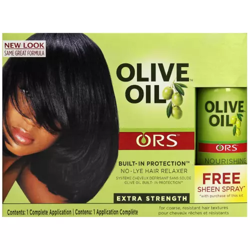 ORS Olive Oil No-Lye Hair Relaxer Value Pack Extra Strength