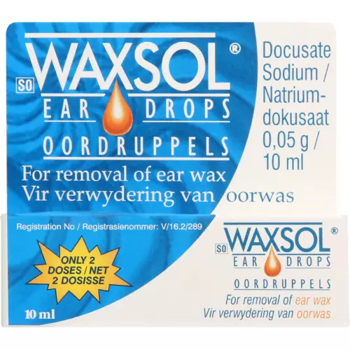 Waxsol Ear Drops 10ml Waxsol Ear Drops 10ml