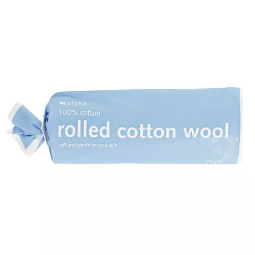 Rolled Cotton Wool 100g