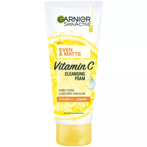 Garnier Even & Matte Face Wash 100ml