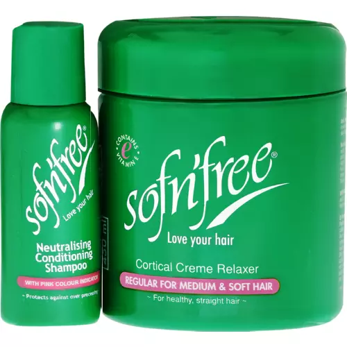 Sofn'free Relaxer & Shampoo Banded Pack 450ml Sofn'free Relaxer & Shampoo Banded Pack 450ml