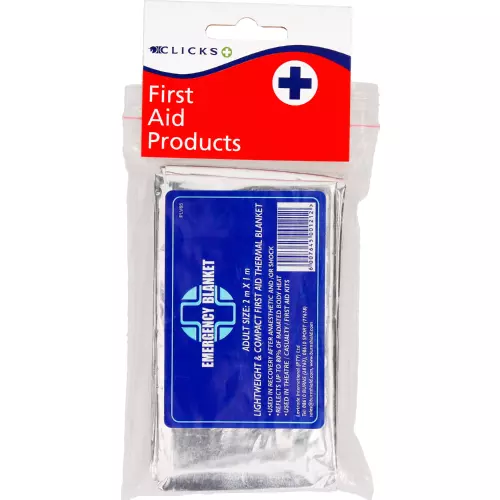Clicks First Aid Emergency Blanket Adult Clicks First Aid Emergency Blanket Adult