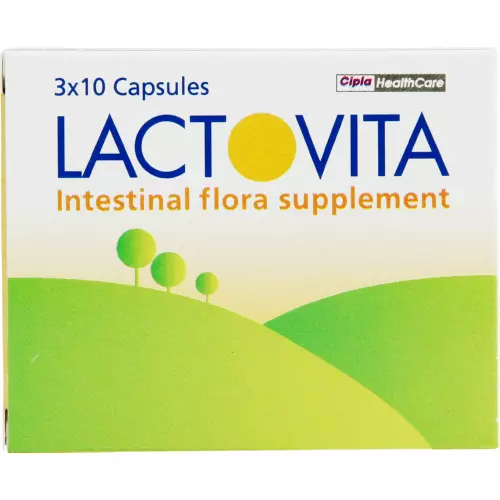 Lactovita Intestinal Flora Supplement 30 Capsules